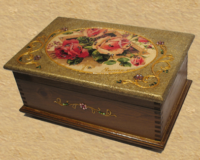 Romantic Roses Jewelry Box O24